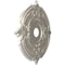 Ekena Millwork Attica PVC Ceiling Medallion (Canopies up to 7 3/4"), 22"OD x 3 1/2"ID x 1"P, Bright Coat Aluminum CMP22ATBAL - alternate 2
